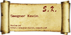 Smegner Kevin névjegykártya